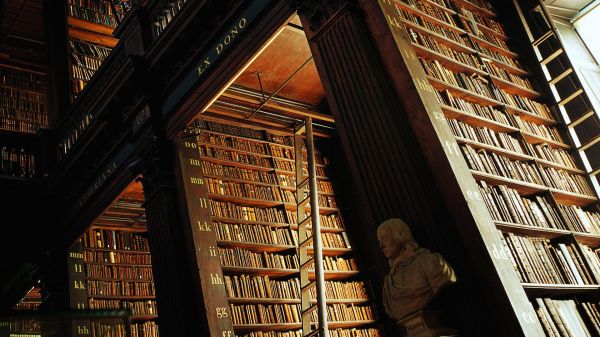 1920x1080 px,books,bust,Dublin,Interiors,knowledge