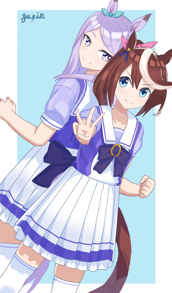 аниме,аниме момичета,Uma Musume Pretty Derby,horse girls,ушите на животните,Tokai Teio Uma Musume