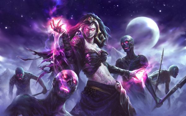 anime,fantasy art,kunstverk,Magic the Gathering,zombier,mytologi