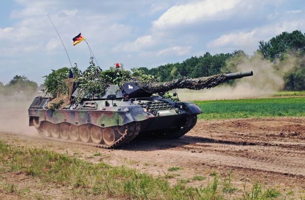 Angkatan Darat Jerman,militer,kendaraan,Leopard 1,bendera