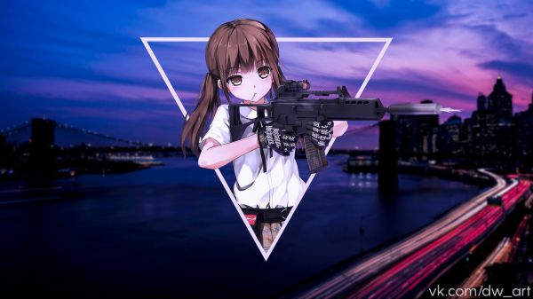 2D,Anime Game,Girls Frontline,Photoshop