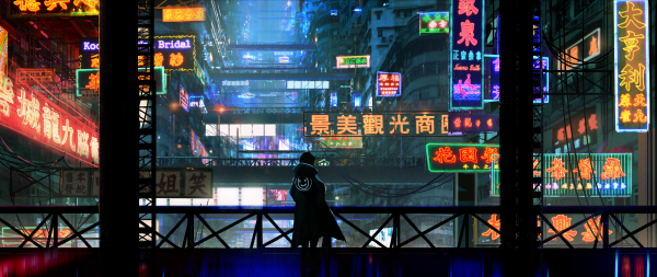 digital konst,neon,neonskylt,konstverk,illustration,skyltar