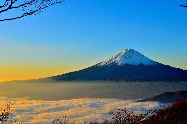 天空,云,山,雪,高地,性质