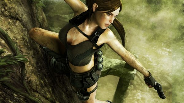 วีดีโอเกมส์,งานศิลปะ,ป่า,Lara Croft,Tomb Raider,ตำนาน