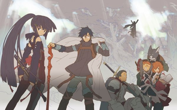 anime,anime girls,Log Horizon,comics,illustration,mythology