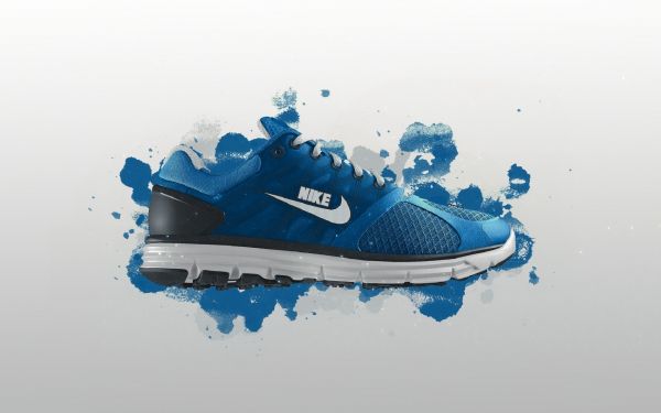 sporter,Nike,illustration,vatten,blå,skor