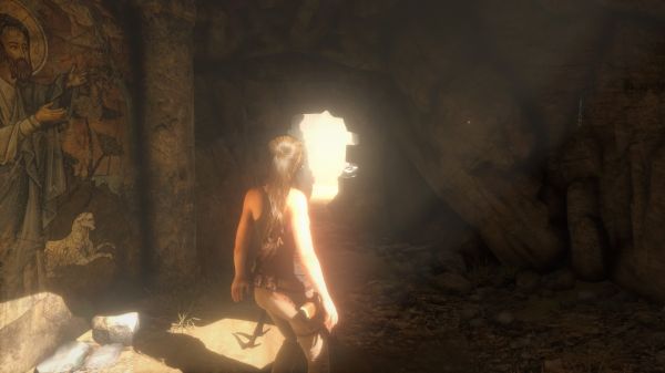 jaskinia, Lara Croft, Tomb Raider, mitologia, świątynia, PlayStation 4