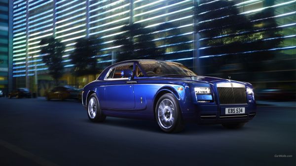 1920x1080 piksel,Mavi araba,Araba,Rolls Royce Phantom