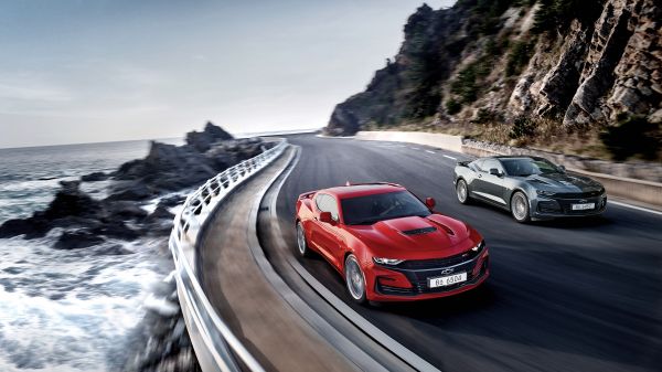 auto,veicolo,Chevrolet Camaro SS,strada,motion blur