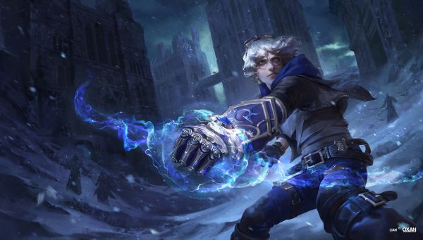 Liga de Leyendas, Ezreal, espacio, hielo, atmósfera, Congelación