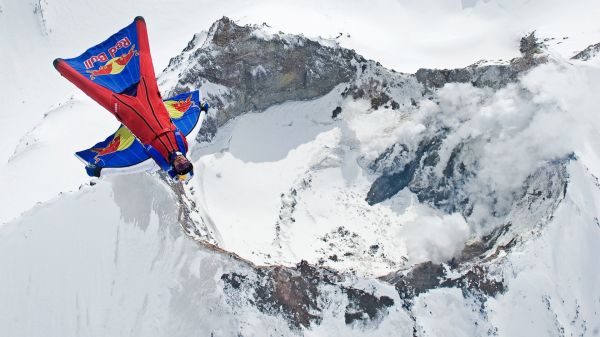 sports, mountains, sport, men, nature, snow