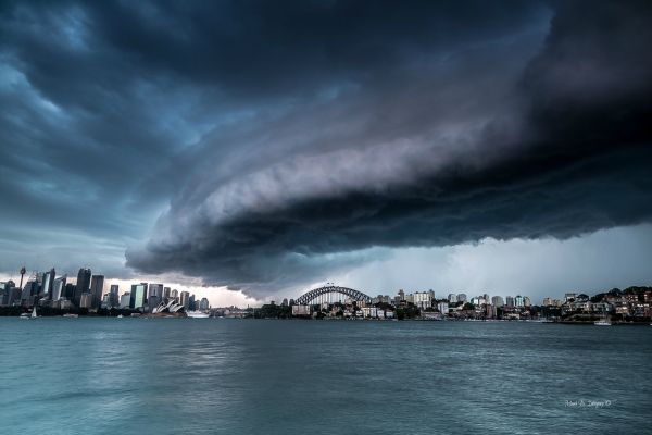 hav,himmel,fotografering,storm,horisont,skumring