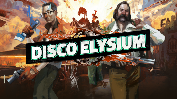 Disco Elysium,computerspil,omslag,game logo