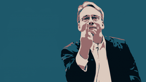 prostředníček,Linus Torvalds,Linux,Nvidia