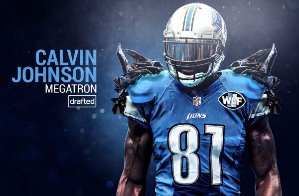 NFL,Americký fotbal,Detroit Lions,Calvin Johnson Jr,Snímek obrazovky,fotbal