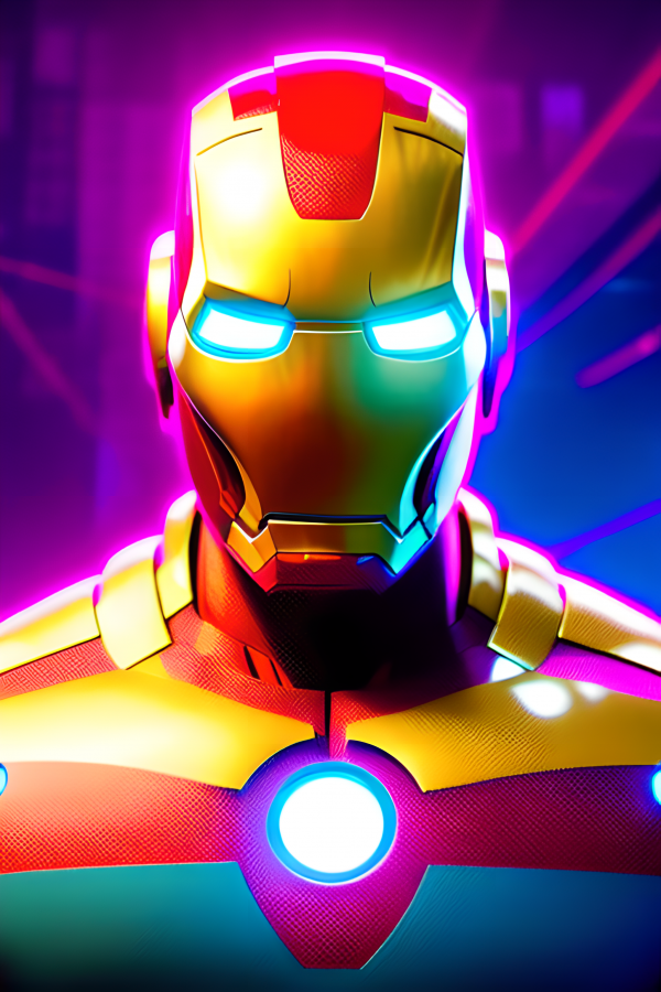 Spiderverse,into the spiderverse,digital konst,Stable Diffusion,ai art,Iron Man