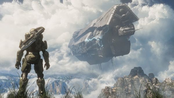 halo, Video Game Art, videójátékok, tudományos-fantasztikus, űrhajó, halo 4