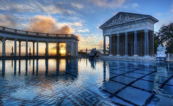 Califórnia,Paisagem urbana,arquitetura,reflexão,Palácio,Estado