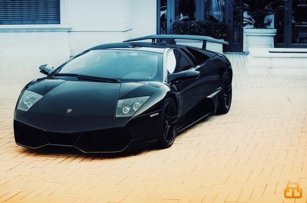 noir,voiture,véhicule,Lamborghini,voiture de sport,Lamborghini Murcielago