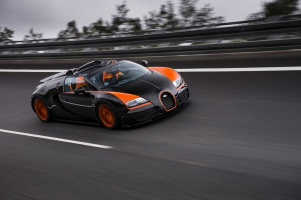 bil, kjøretøy, sportsbil, Bugatti, Bugatti Veyron, Racing