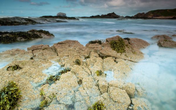 mar,agua,Rocha,natureza,panorama,baía