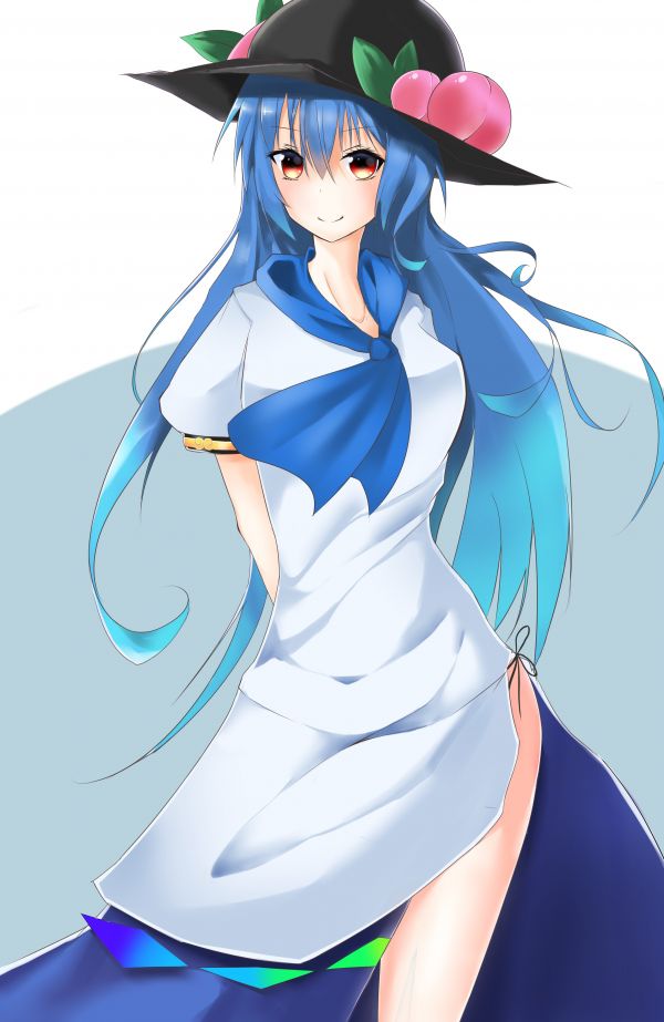 illustration,long hair,anime,anime girls,cartoon,blue hair