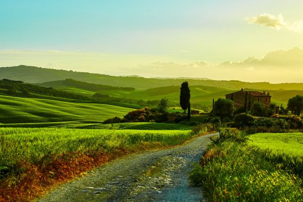 des champs,Collines,Italie,la nature,3000x2000 px,Prairies