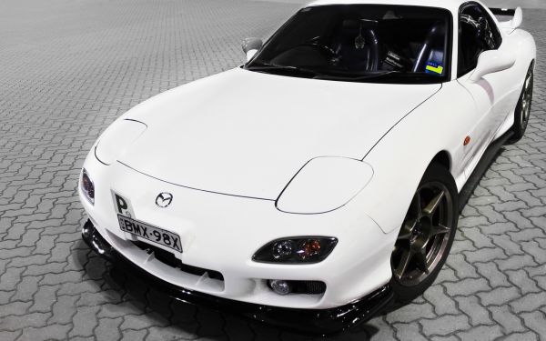 кола,превозно средство,спортна кола,Mazda,Mazda RX 7,rx7