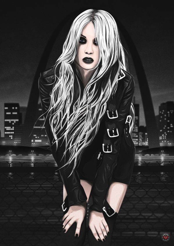 blonďaté vlasy,The Pretty Reckless,Taylor Momsen,hudba,fan art,black jackets