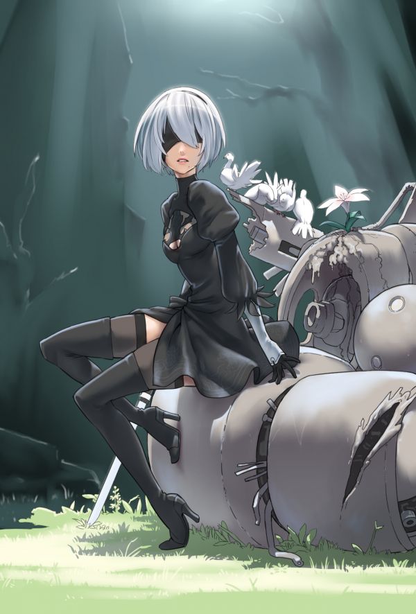 Nier Automata,2B Nier Automata,kawayabug