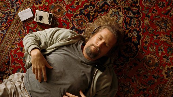 The Big Lebowski,The Dude,Jeff Bridges,cassette player,carpet,movies