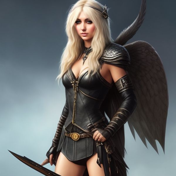 Taylor Momsen,The Pretty Reckless,ai art,female warrior