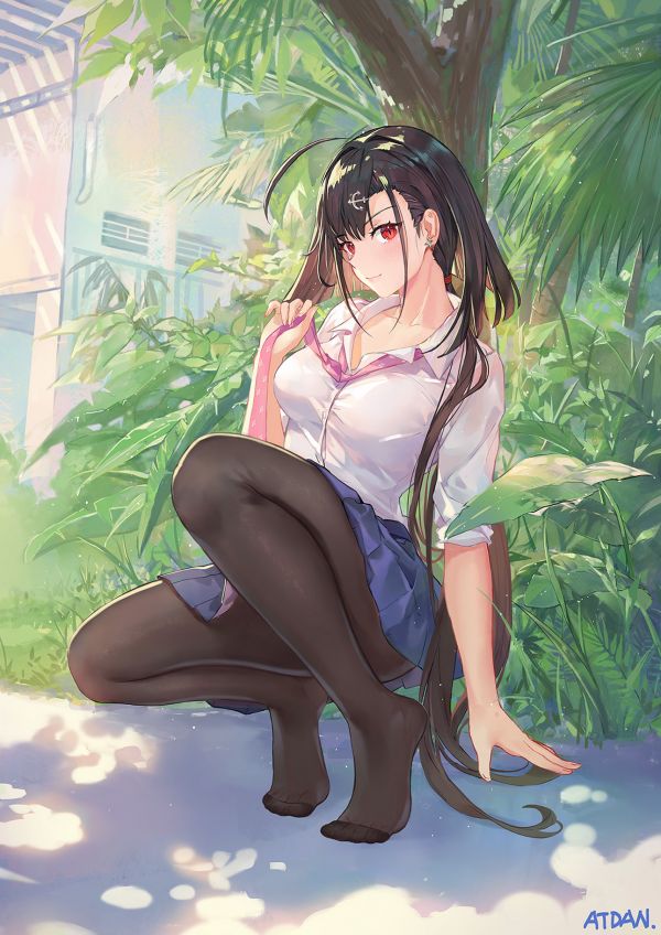 Azur Lane, Anime cô gái, đàn bà, tóc dài, Brunette, tóc đuôi gà