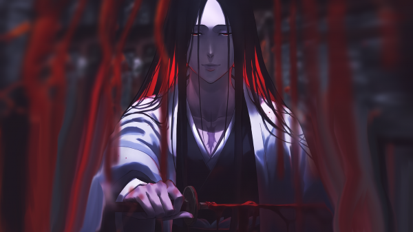 anime,blood,Bleach,Retsu Unohana,Unohana Retsu,smiling