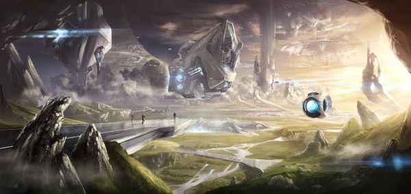 Aureola,Halo Master Chief Collection,Mistrz Główny,2277x1080 px,343 Branże,Fantasy sztuki