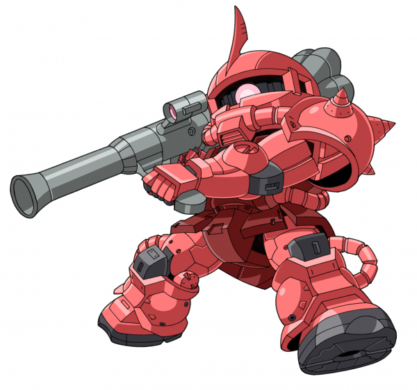 Zaku II Char's Custom,ruhtinaskunta Zeon,anime,mechs,Super Robot Taisen,Mobile Suit Gundam