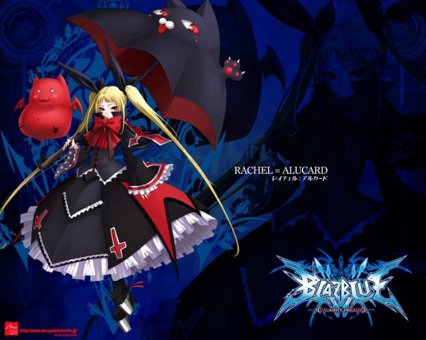 illustrasjon,anime,BlazBlue,Rachel Alucard,skjermbilde,skrivebordsbakgrunn