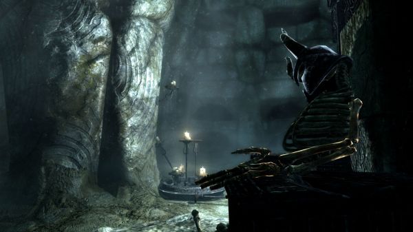 screenshot,The Elder Scrolls V Skyrim,PC gaming,midnight,ghost ship,darkness