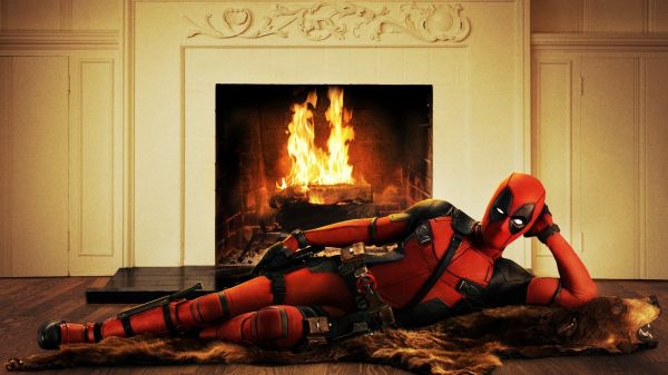 1920x1080 piksel,Deadpool,Filmler,Ryan Reynolds,şömine