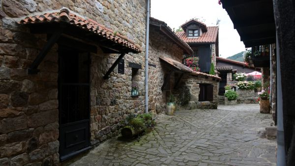 làng,Cantabria,Tây Ban Nha,Barcena Mayor