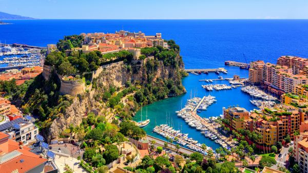 Monaco,Stadt,Bucht,Meer,Rock,Seebrücke