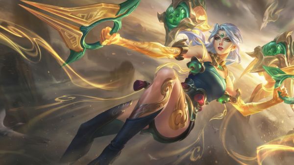 Videopelit,GZG,4k,Riot Games,digitaalinen taide,Lunar Guardian League of Legends