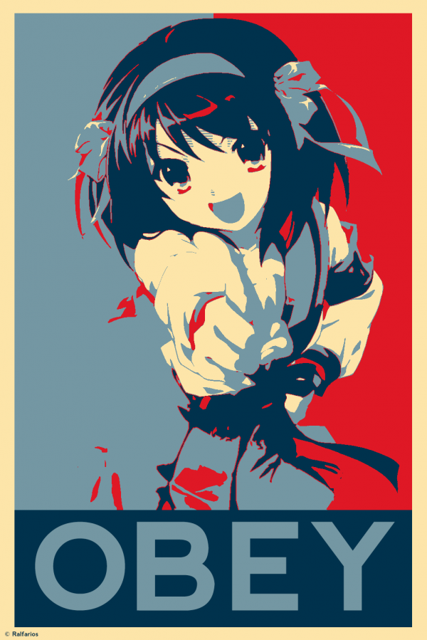 Filles anime,La mélancolie de Haruhi Suzumiya,Suzumiya Haruhi,la propagande