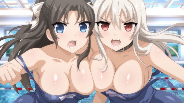 Anime,Karikatur,schwarzes Haar,Mund,Sakura Swim Club,Illustration