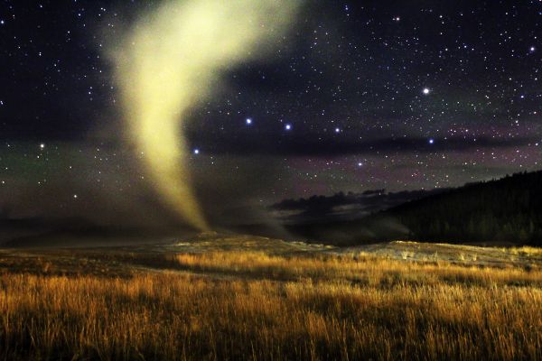 noche,estrellas,paisaje,parque Nacional,cielo,Paisaje nocturno