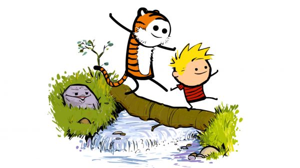 Calvin a Hobbes,1920x1080 px,Kyanid a štěstí,kaše,ups