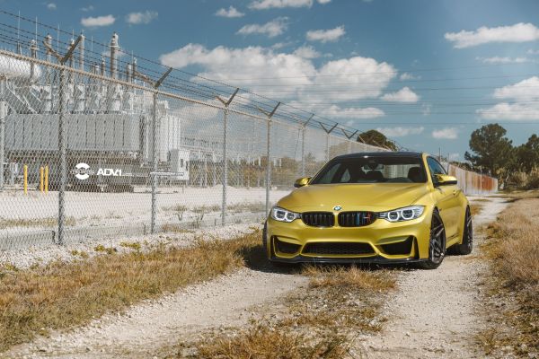 bil,BMW,fordon,Austin Yellow,sportbil,M4