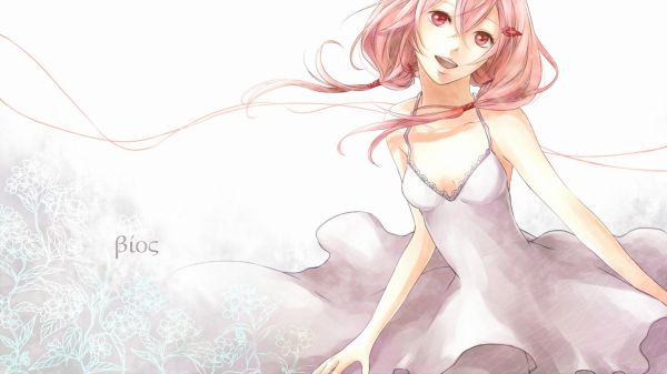 illustration,anime,anime girls,Guilty Crown,Yuzuriha Inori,drawing