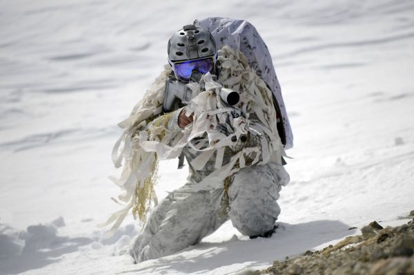 neige,hiver,la glace,militaire,Navy SEALs,FN SCAR