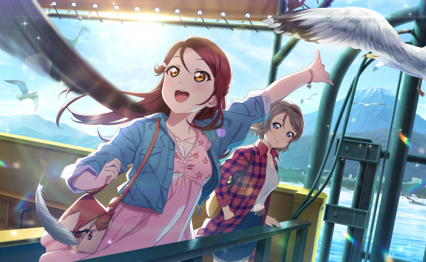 Anime,Filles anime,Love Live Sunshine,Sakurauchi Riko,plumes,Love Live